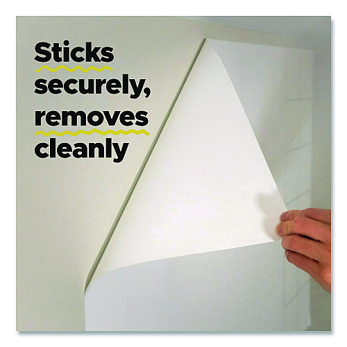 Post-it Easy-Erase Whiteboard Sheets, Plastic Surface, 9.1 x 9.1, White, 2/Pack (FWSSHEETS2PK)