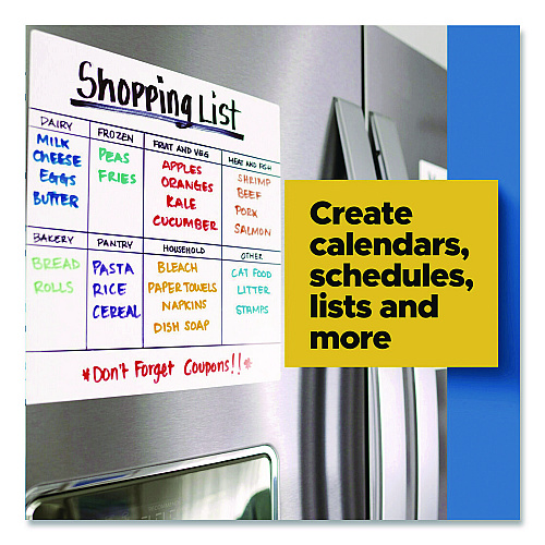 Post-it Easy-Erase Whiteboard Sheets, Plastic Surface, 9.1 x 9.1, White, 2/Pack (FWSSHEETS2PK)