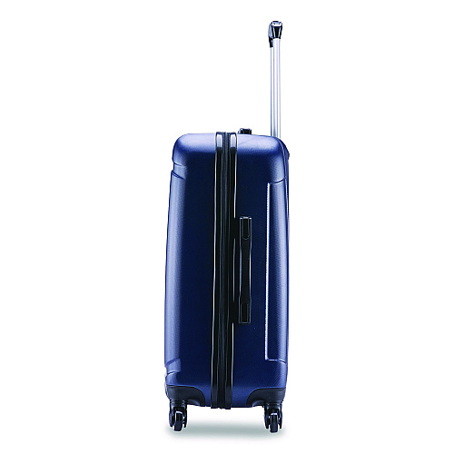 InUSA Luggage Pilot Hard Side Carry-On Suitcase, Four-Wheeled Spinner, 16.34 x 10.24 x 25.39, Blue (IUPIL00MBLU)