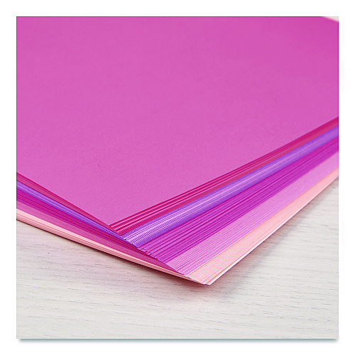 Astrobrights Color Paper - "Interstellar Pinks" Assortment, 24 lb Bond Weight, 8.5 x 11, Assorted Pink Colors, 100/Pack (91531)