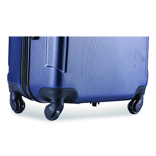 InUSA Luggage Pilot Hard Side Carry-On Suitcase, Four-Wheeled Spinner, 14.37 x 8.86 x 21.46, Blue (IUPIL00SBLU)