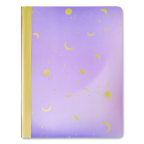 ECCOLO Celestial Body Composition Book, Medium/College Rule, Assorted Cover Colors and Designs, (80) 9.75 x 7.5 Sheets, 3/Pack (ST840A3PACK)