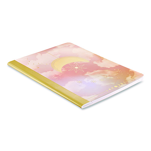 ECCOLO Celestial Body Composition Book, Medium/College Rule, Assorted Cover Colors and Designs, (80) 9.75 x 7.5 Sheets, 3/Pack (ST840A3PACK)