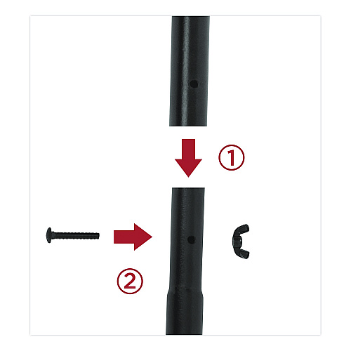 Suncast Commercial Combo Snow Shovel and Pusher, 20" Width, 51" Length (SC2700KDD)