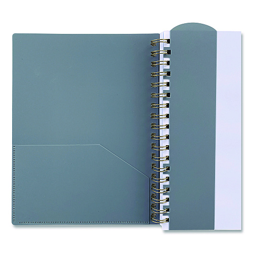 Carolina Paper Noted Neutrals Ideal Notebook, Management Format with Narrow Ruling, Randomly Assorted Cover Colors, (100) 9.5 x 7.35 Sheets (13054)