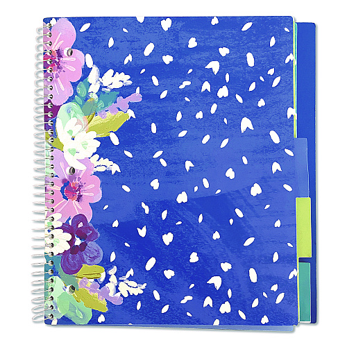 Carolina Paper Silver Lining Five-Subject Spiral Notebook, Medium/College Rule, Randomly Assorted Cover Color/Design, (150) 11 x 9 Sheets (17504)