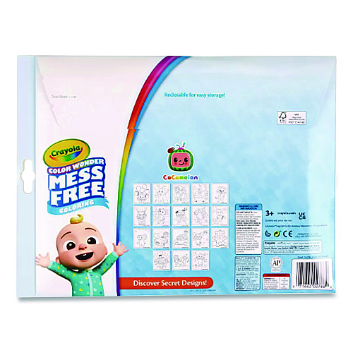 Crayola Cocomelon Color Wonder Kit, (18) Coloring Pages, (5) Cocomelon Collection Markers (752788)
