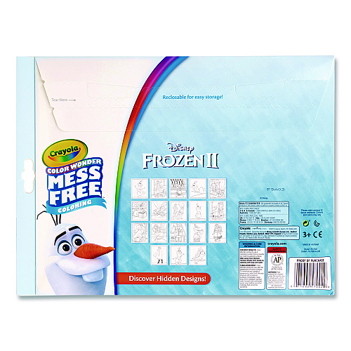 Crayola Disney Frozen 2 Color Wonder Kit, (18) Coloring Pages, (5) Frozen 2 Collection Markers (757002)