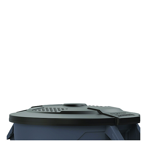 Suncast Commercial Utility Trash Can Lid for 32 gal Trash Can, 22.22" Diameter x 3", Black (TCU32GLIDD)