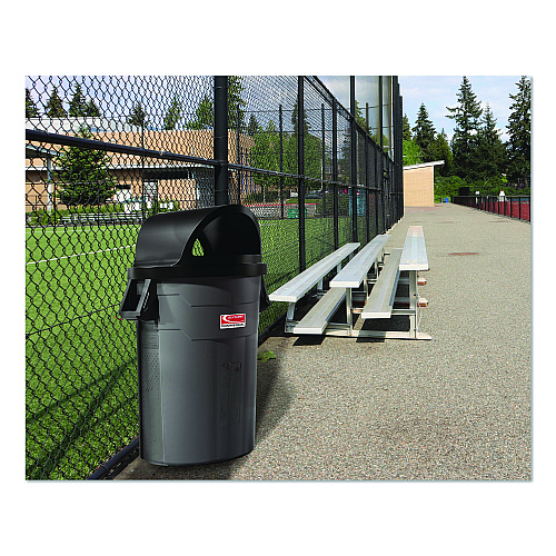 Suncast Commercial Dome Top Lid, 25" Diameter, Black, (DTTCU44)