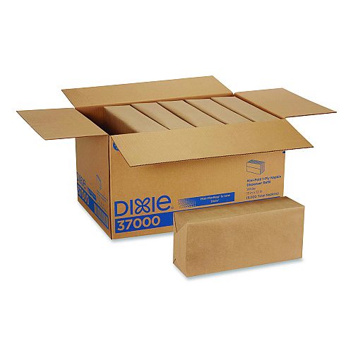 Georgia Pacific Professional Napkins, Multilayer, 13 x 12, For Large Dispensers, White, 6000/Carton (37000)