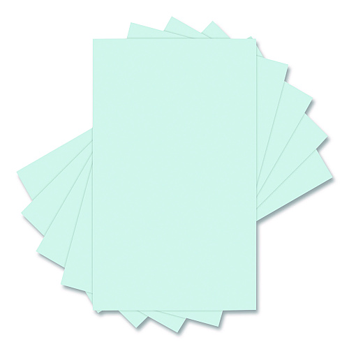 Lettermark Colors 30% Recycled Colored Paper, 20 lb Bond Weight, 8.5 x 14, Blue, 500/Ream (94286RM)
