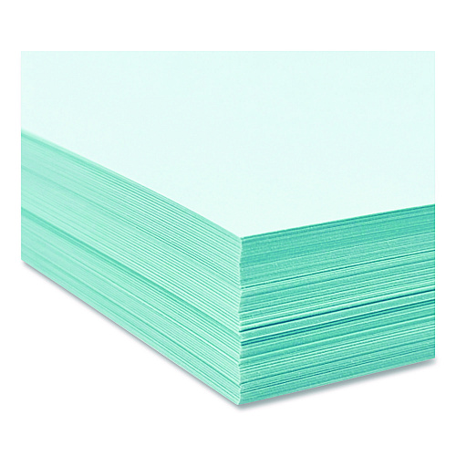 Lettermark Colors 30% Recycled Colored Paper, 20 lb Bond Weight, 11 x 17, Blue, 500/Ream (94287RM)