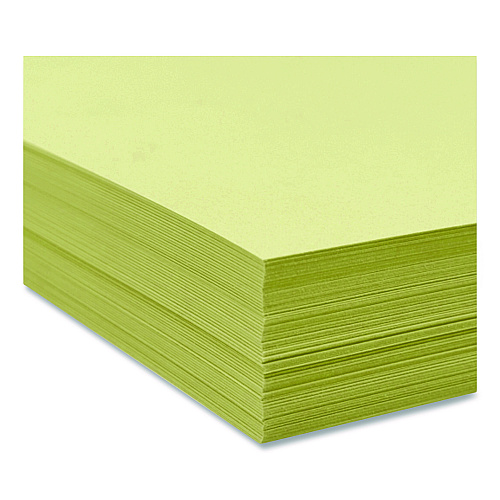 Lettermark Colors 30% Recycled Colored Paper, 20 lb Bond Weight, 8.5 x 14, Canary, 500/Ream (94292RM)