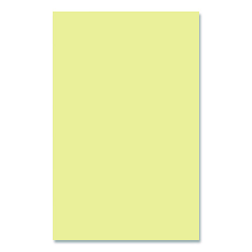 Lettermark Colors 30% Recycled Colored Paper, 20 lb Bond Weight, 8.5 x 14, Canary, 500/Ream (94292RM)