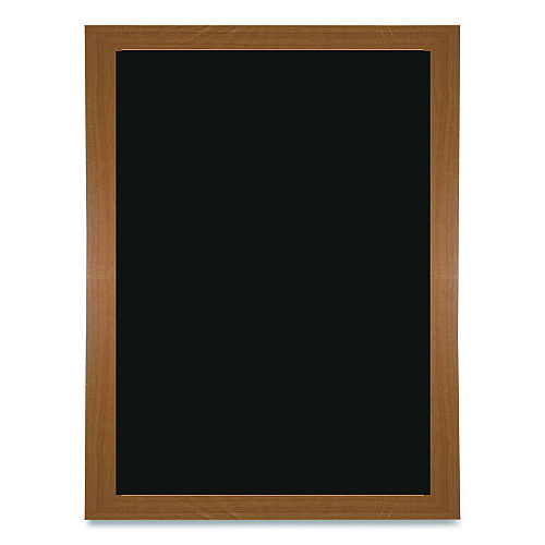 Excello Global Products Chalkboard Sign, Black Surface, Brown Frame, 12 x 16 (EGPHD0514S)