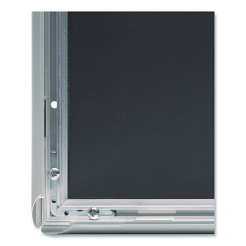 Excello Global Products Poster Holder, Aluminum, 8.5 x 11, Silver (EGPSF8511S)