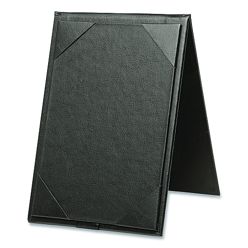 Excello Global Products Table-Top Menu Holder, For 5 x 7 Menus, 5.6 x 7.6 Holder, Black (SPLSMENU5X7A)