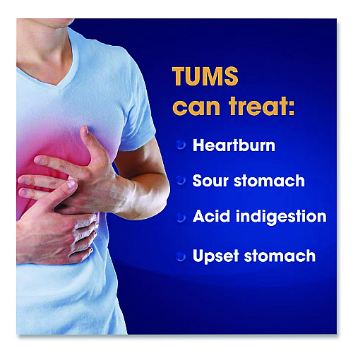 Lil' Drug Store TUMS Antacid Chewy Bites, 2 Tablets/Pouch, 25 Pouches/Box (81518)