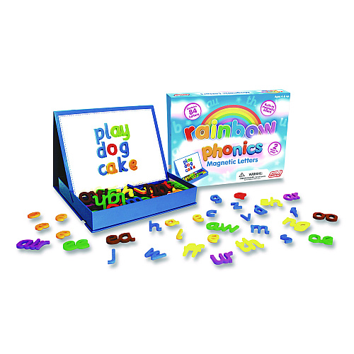 Junior Learning Inc Rainbow Phonics Magnetic Letters, Ages 4 to 7 (194)