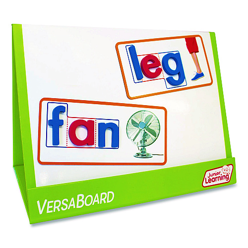 Junior Learning Inc Rainbow Lowercase Letters, (2) Alphabet Sets, (2) Extra Vowel Sets, +/- 1.6" Tall, Blue Consonants, Red Vowels, 62 Pieces (196)