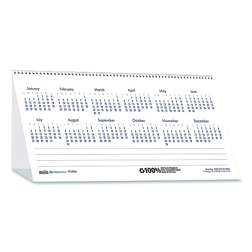 House of Doolittle Recycled Gardens of the World Monthly Desktop Calendar, Garden Scene Photography, 8.5 x 4.25, White, 12-Month (Jan-Dec): 2025 (30925)