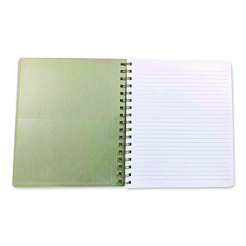 Carolina Paper Down to Earth Ideal Notebook, 3 Sections, Medium/College Rule, Randomly Assorted Cover Colors/Designs, (100) 8.75 x 7 Sheets (55041)