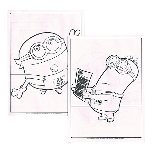 Bendon Despicable Me 4 Jumbo Coloring and Activity Book, Ages 3 and Up, 10.75 x 7.75 Sheets, 64 Pages (60503)