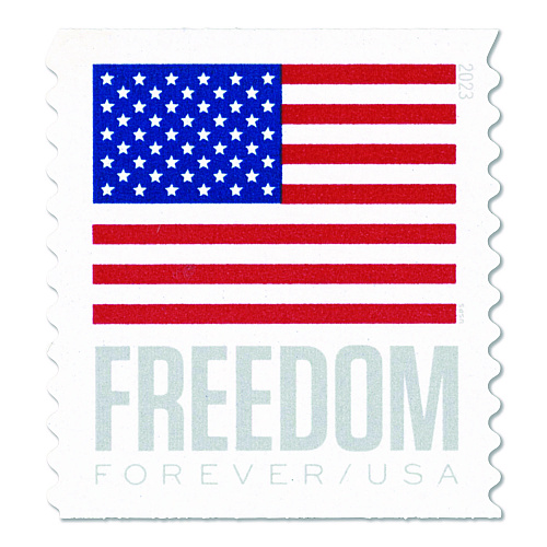 United States Postal Service First-Class Forever Stamps, U.S. Flag, 20 Stamps/Book, 5 Books/Pack (FOREVERFLAG5)