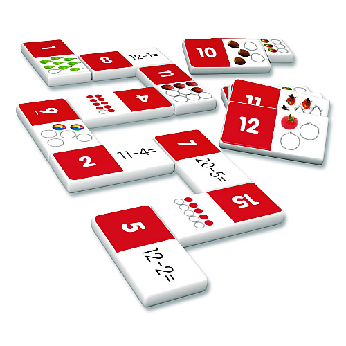 Junior Learning Inc Subtraction Dominoes, Ages 5 to 10 (482)