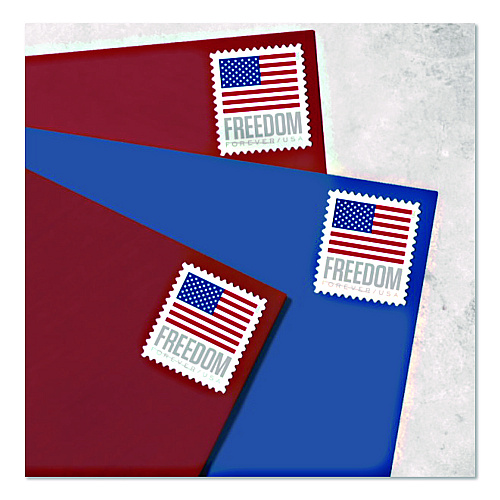 United States Postal Service First-Class Forever Stamps, U.S. Flag, 20/Book (FOREVERFLAG2)