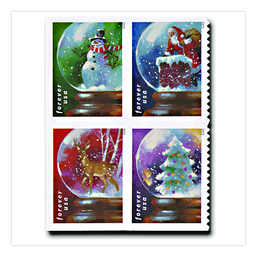 United States Postal Service First-Class Forever Stamps, Holiday, 20/Book (FOREVERHOLID)