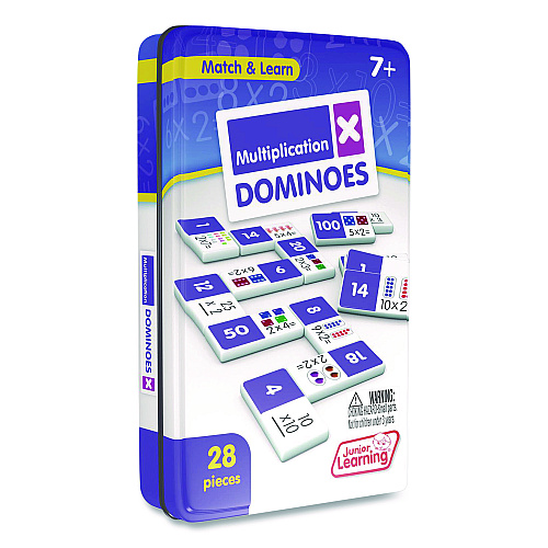 Junior Learning Inc Multiplication Dominoes, Ages 7 to 9 (483)