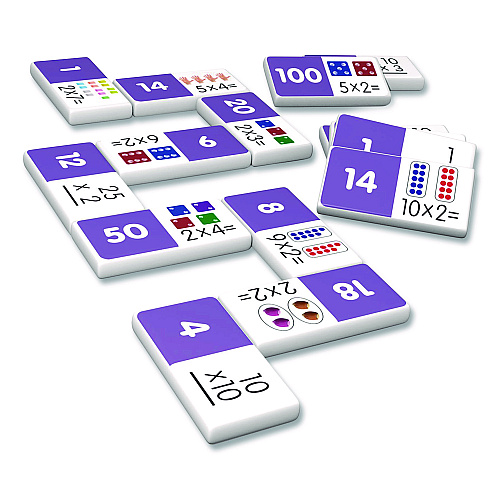 Junior Learning Inc Multiplication Dominoes, Ages 7 to 9 (483)