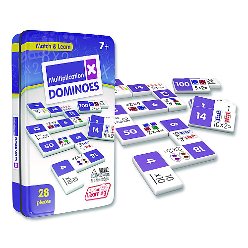 Junior Learning Inc Multiplication Dominoes, Ages 7 to 9 (483)