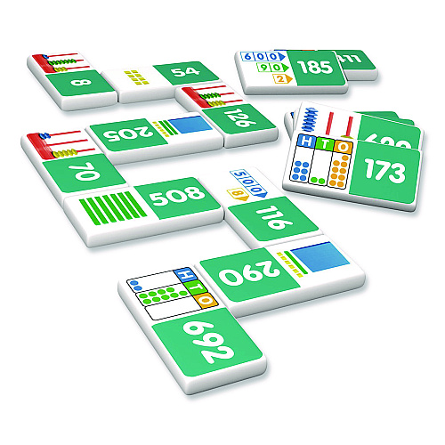 Junior Learning Inc Place Value Dominoes, Ages 6 to 12 (489)