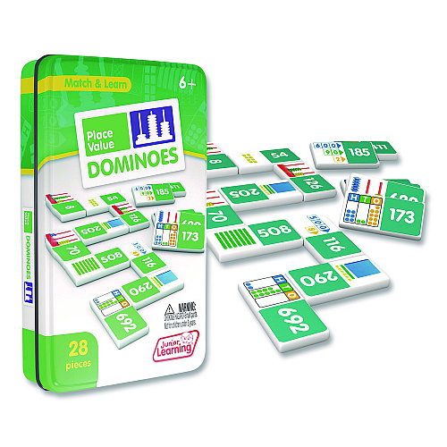 Junior Learning Inc Place Value Dominoes, Ages 6 to 12 (489)