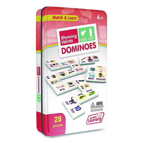 Junior Learning Inc Rhyming Words Dominoes, Ages 4 to 10 (490)