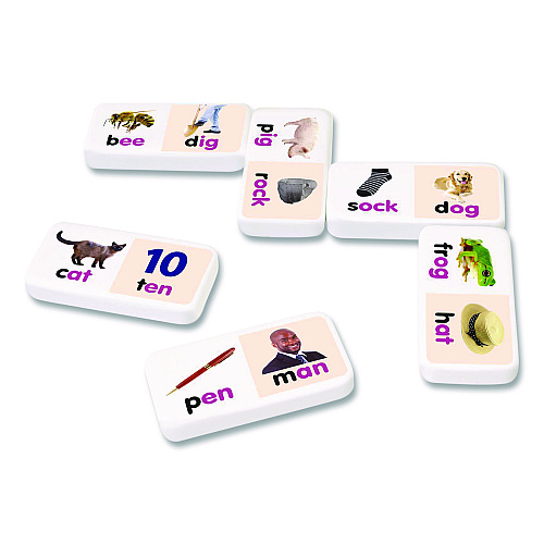 Junior Learning Inc Rhyming Words Dominoes, Ages 4 to 10 (490)