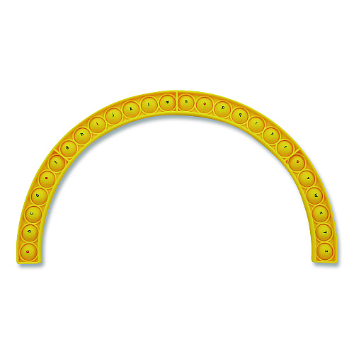 Junior Learning Inc Alphabet Arc Bubble Board, Ages 4 to 7 (681)