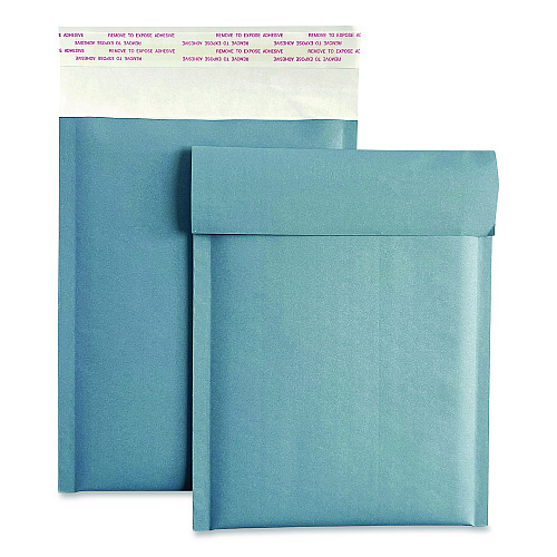 Happy Mail Self-Sealing Bubble Mailer, 6 x 9, Blue, 12/Pack (245154)