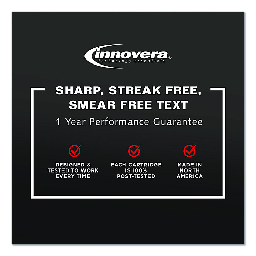 Innovera Remanufactured Black High-Yield Ink, Replacement for 962XL (3JA03AN), 2,000, Page-Yield