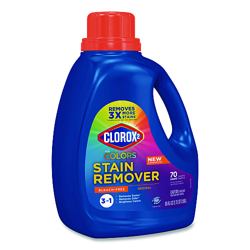 Clorox For Colors Stain Remover and Laundry Additive, Original Scent, 88 oz Bottle, 4/Carton (30713CT)