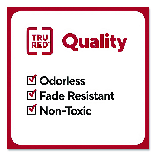 TRU RED Tank Style Chisel Tip Highlighter, Yellow Ink, Chisel Tip, Yellow Barrel, 5/Pack (24376623)