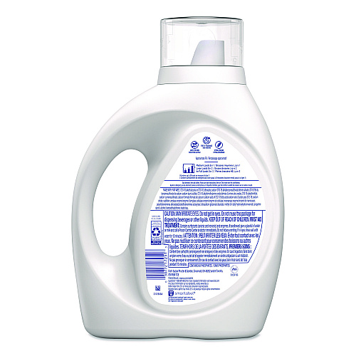 Tide Free and Gentle Odor Refresh Liquid Laundry Detergent, 39 Loads, 55 oz Bottle, 4/Carton (17251)
