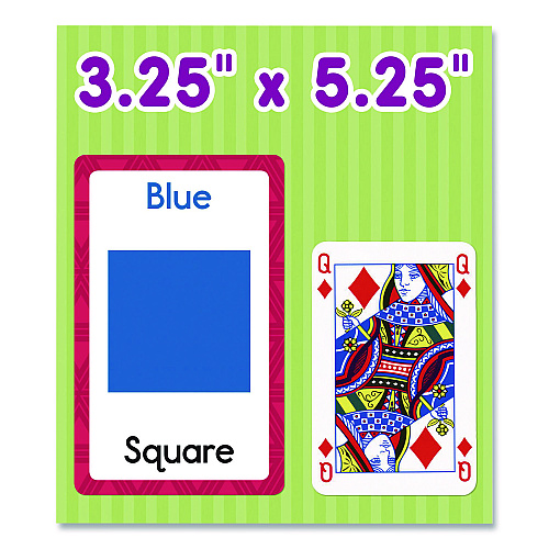 Carson-Dellosa Colors and Shapes Flash Cards, 3.25 x 5.25, Assorted Colors, 54 Cards (0769646891)