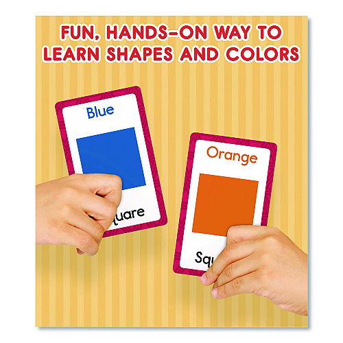 Carson-Dellosa Colors and Shapes Flash Cards, 3.25 x 5.25, Assorted Colors, 54 Cards (0769646891)