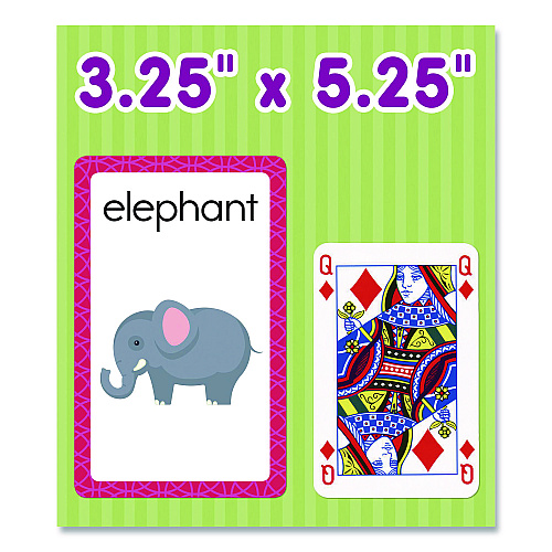 Carson-Dellosa First Words Flash Cards, 3.25 x 5.25, Assorted Colors, 54 Cards (0769647197)