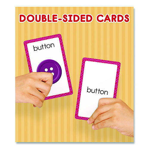 Carson-Dellosa First Words Flash Cards, 3.25 x 5.25, Assorted Colors, 54 Cards (0769647197)