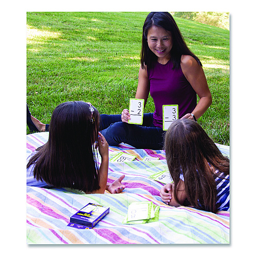 Carson-Dellosa Subtraction 0 to 12 Flash Cards, 3.25 x 5.25, Assorted Colors, 54 Cards (0769677215)